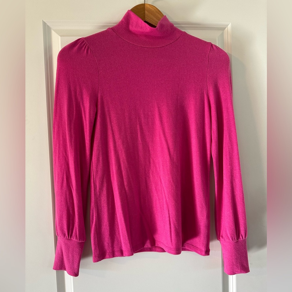 J. Crew Pink Turtleneck Sweater
